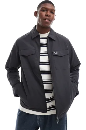 Fred Perry Long sleeve techical overshirt in