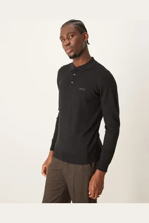 Barbour Merlin merino polo jumper in
