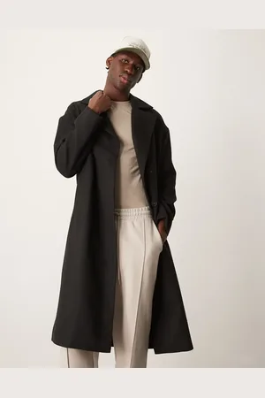New Look Double breasted overcoat in
