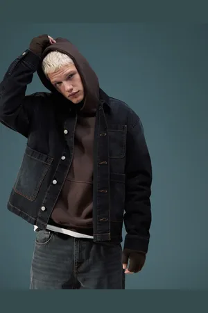 ASOS Oversized denim jacket in washed