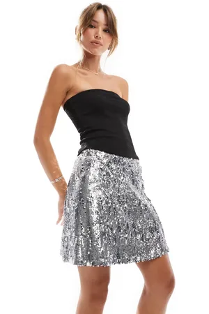 JJXX Sequin skirt in