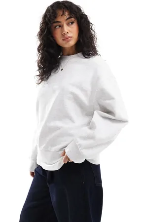ASOS Ultimate oversized sweatshirt in ice marl