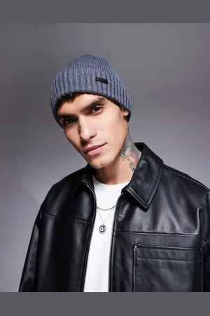 HUGO BOSS Boss Fati knitted beanie hat in