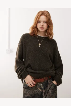 Weekday Funda jumper in dark melange
