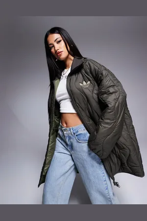 adidas Quilted coat in khaki