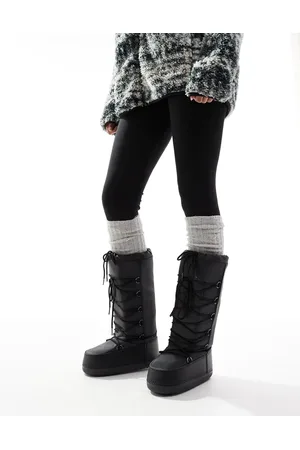 SEQWL Knee high snow boots in