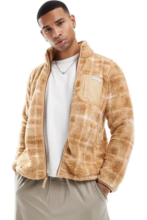Columbia West Bend Print Full Zip in camel
