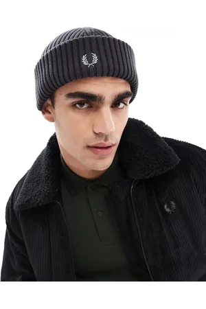 Fred Perry Fisherman rib beanie in