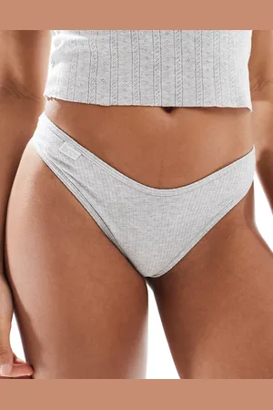 Cotton On Cotton On cotton rib g string brief in marle