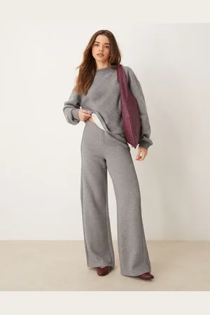 ASOS Cable spliced wide leg jogger co ord in