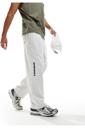 A Bathing Ape Aape By A Bathing Ape logo tapered joggers in marl