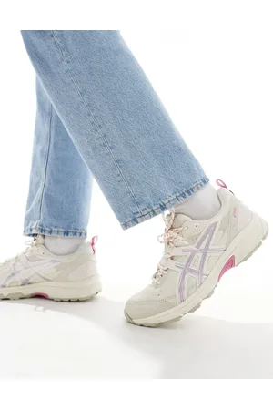 Asics Gel-Nunobiki trainers in cream and pink