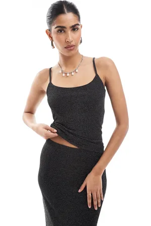 VERO MODA Mix & match cami top co-ord in glitter