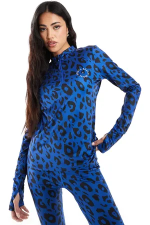 South Beach Half zip long sleeve base layer in
