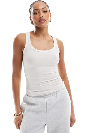 Cotton On Sleep recovery racer back tank top in off