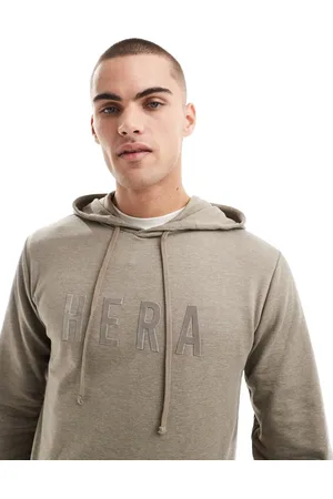 HERA Focus lightweight slim fit hoodie in marsh