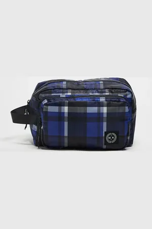 Marshall Artist Siren wash bag in check