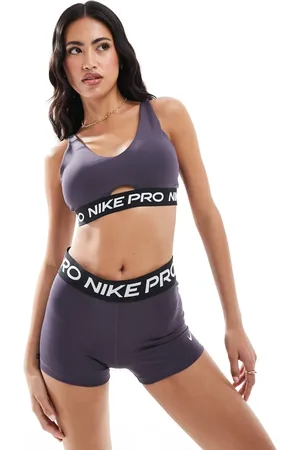 Nike Nike Pro Training 365 3 inch leggings shorts in purple