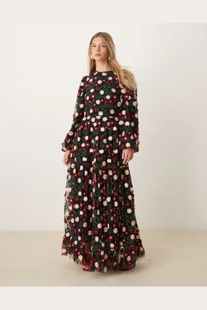Sister Jane Dream rose floral maxi dress in