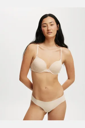 Cotton On Ultimate comfort push up2 t-shirt bra in beige