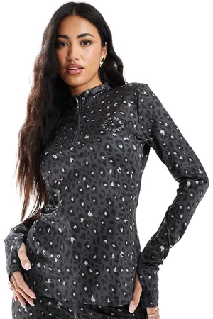 South Beach Half zip long sleeve base layer in