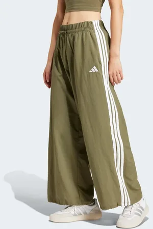 adidas Essentials 3-stripes lifestyle woven parachute pants in