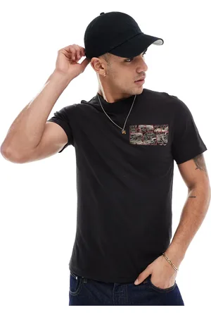 G-Star T-shirt in with topography print