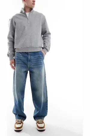 Bershka Skater fit jeans in mid