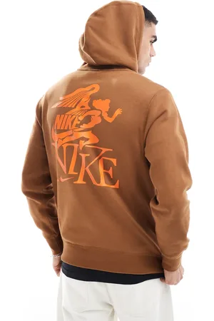 Nike Club hoodie with victory graphic in