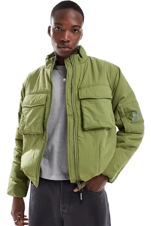 Parlez Utility bomber jacket in khaki