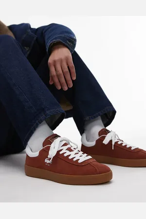 Lacoste Baseshot trainer 224 in off suede