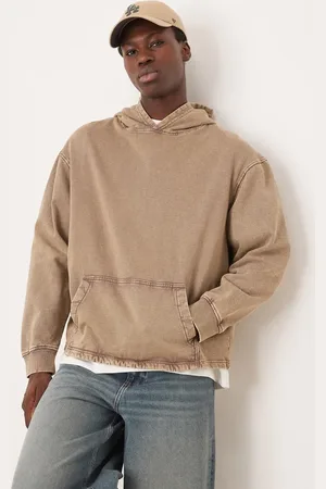 ASOS Oversized hoodie with cut and sew detail in washed