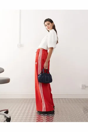 adidas Adicolor wide leg track pants in