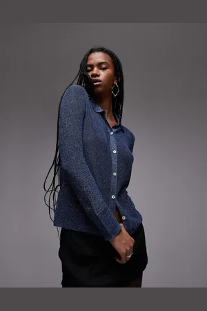 MANGO Cardigan in blue