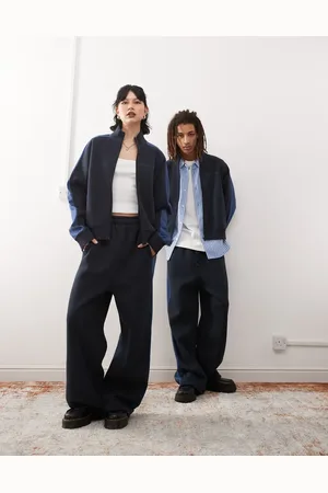 Reclaimed Unisex jogger with side stripe in