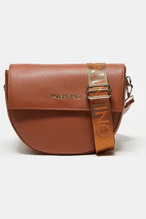 VALENTINO Valentino bigs flap crossbody bag in tan