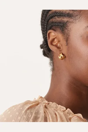 ASOS Waterproof stainless steel hoop earrings with multi hoop detail in tone
