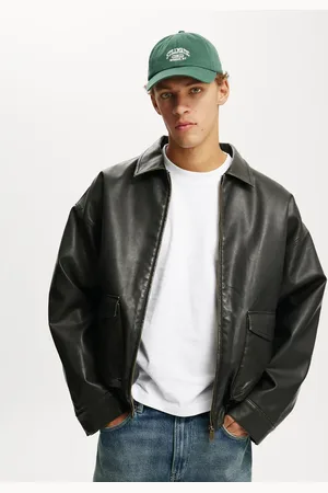 Cotton On Faux leather bomber in