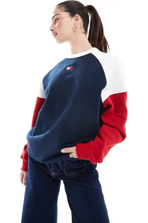 Tommy Hilfiger Colour-blocked relaxed sweatshirt in multi