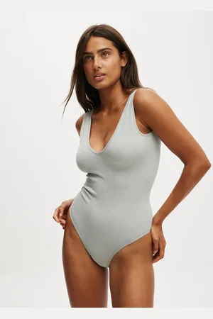Cotton On Seamless plunge bodysuit in