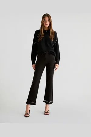 SCALPERS Studs Color Denim Pant In