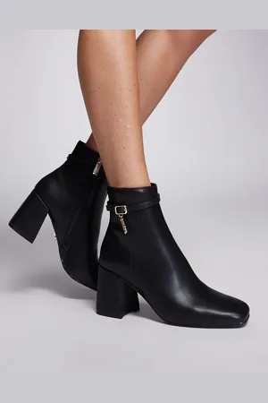 Steve Madden Rissa-E Heeled Ankle boot in Leather
