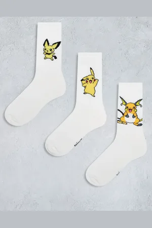 ASOS 3 pack Pokémon character icons in
