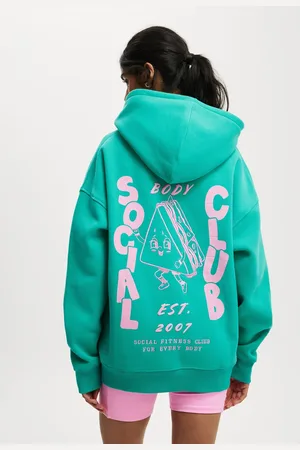 Cotton On Plush premium graphic hoodie in