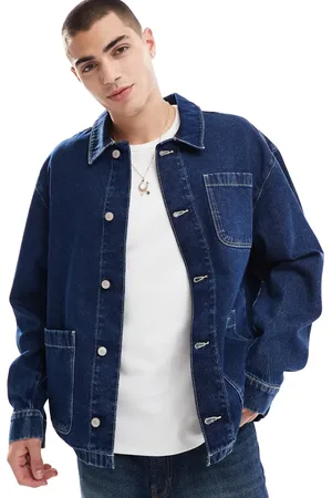 ASOS Oversized denim jacket in indigo