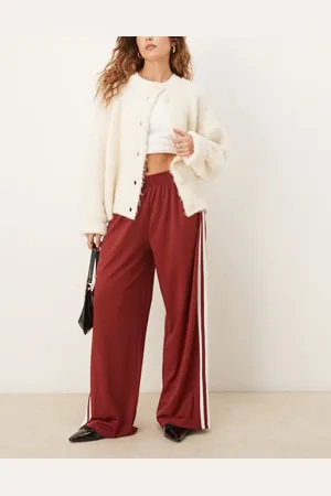 Miss Selfridge Wide leg jogger with stripe detail