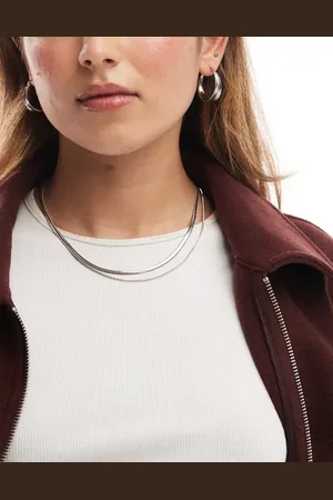 Pieces® Two chain necklace in