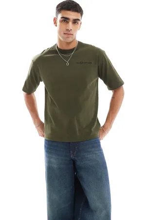 Ralph Lauren Script player logo heavyweight relaxed oversized t-shirt in dark