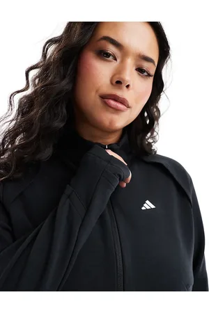 adidas Adidas Training Plus zip through top in