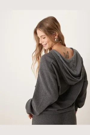 ASOS Supersoft zip up hoodie co ord in marl